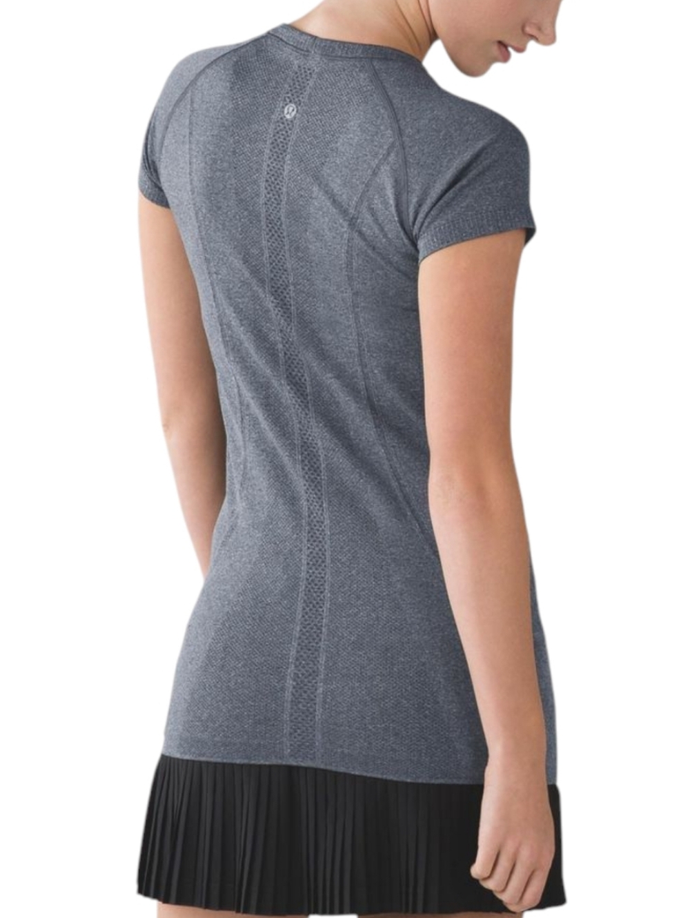 Lululemon Swiftly Tech Short Sleeve Crew Yoga Running Womens 6 Active 2013 Grey